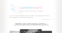 Desktop Screenshot of eggdonorangels.com.au
