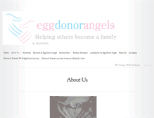 Tablet Screenshot of eggdonorangels.com.au